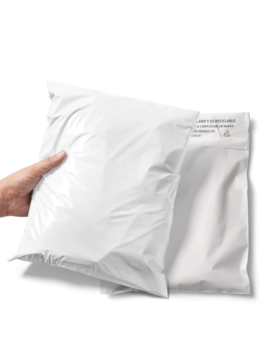Bolsas de envio BLANCAS - (Elegí tamaño y cantidad)
