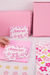Tarjeta de envio "FLORES ROSAS" (10x15) - 20 postales - comprar online