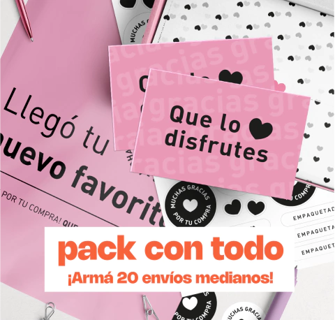 Pack "Envios x20" - Favorito (Rosa) - comprar online