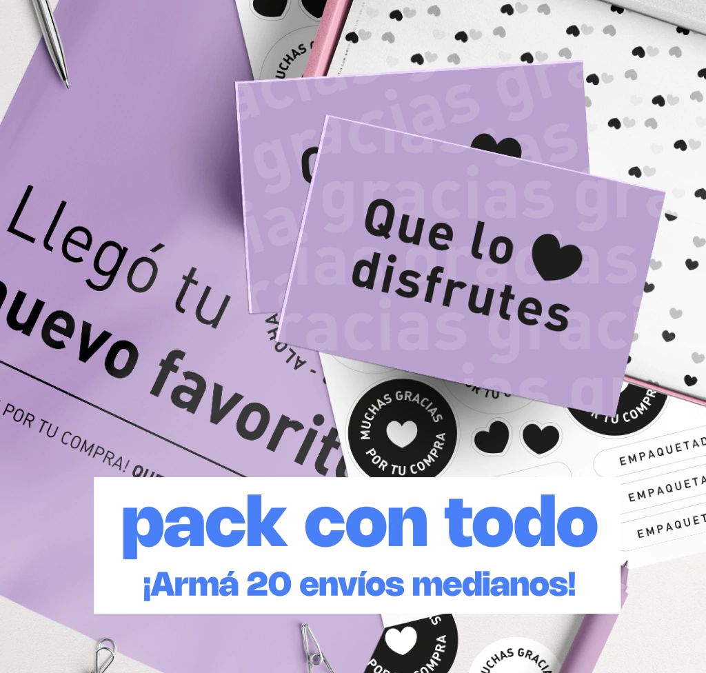 Pack "Envios x20" - Favorito (Lila)