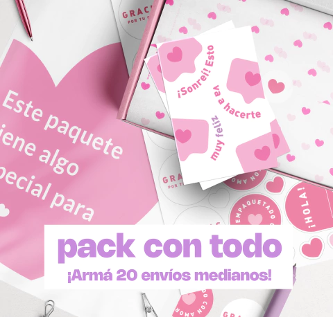Pack "Envios x20" - Corazon - comprar online