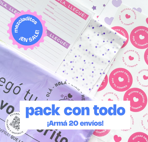 Pack "Envios x20" - Mezcladitos (Elegí el pack) - comprar online