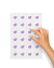 Stickers "UN SOLO CORAZON" Lilas - 120 Stickers