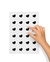 Stickers "UN SOLO CORAZON" Negros - 120 Stickers