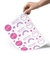 Stickers "Con Onda" Lila - Rosa (5 planchas) - comprar online