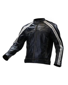 Campera Retro Street Negro/Blanco