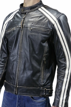 Campera Retro Street Negro/Blanco en internet