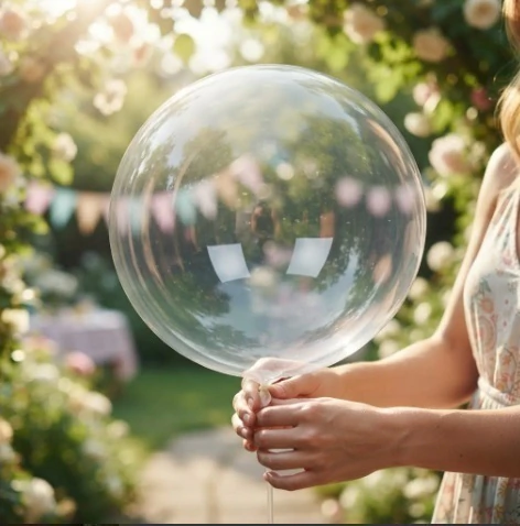 Balão Bubble Transparente Cristal 24 Polegadas 60cm 1 unidade
