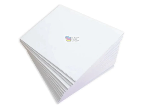 100 Folhas Papel Couche Adesivo 90g A4 Brilho Adhoc Arconvert Impressão a Laser