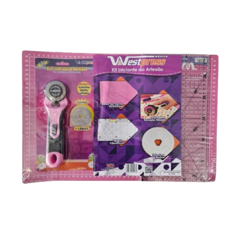 Kit Iniciante do Artesão Westpress - Base de corte com cortadores
