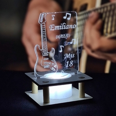 Pack x 15 Souvenir Luminoso Guitarra - comprar online