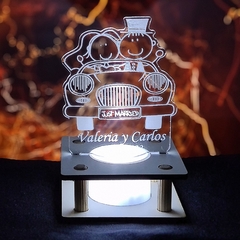 Pack x 15 Souvenir Luminoso Matrimonio IV - comprar online