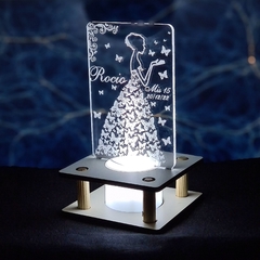 Pack x 15 Souvenir Luminoso Princesa II - Basigns Laser SRL