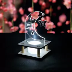 Pack x 15 Souvenir Luminoso Luna y Estrella - tienda online