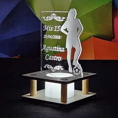 Pack x 15 Souvenir luminoso Niña Futbol - comprar online