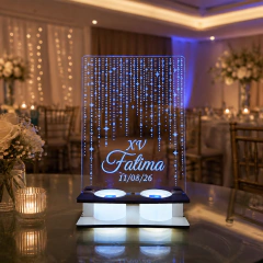 Centro de Mesa Luminoso Cascada de Luces - comprar online
