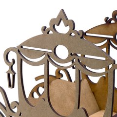 Centro de Mesa Carroza 001 - Basigns Laser SRL