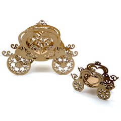 Combo centro de mesa mod 6 + Souvenirs mod 7 carrroza - comprar online