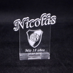 SOUVENIR NOMBRE Y ESCUDO PACK X 10