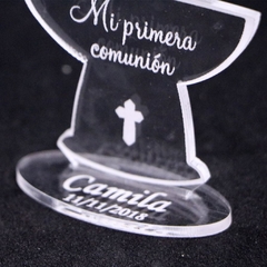 SOUVENIR COMUNION-BAUTISMO PACK X 10 - Basigns Laser SRL