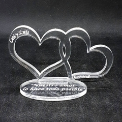 SOUVENIR MATRIMONIO CORAZONES PACK X 10 - comprar online
