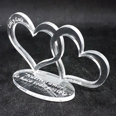 SOUVENIR MATRIMONIO CORAZONES PACK X 10