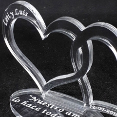 SOUVENIR MATRIMONIO CORAZONES PACK X 10 en internet
