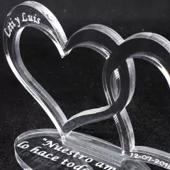 SOUVENIR MATRIMONIO CORAZONES PACK X 10 en internet