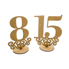 Numero para Mesa 001