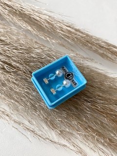 Aro Perla grande Plata (Cod 012)