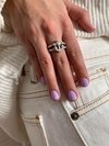 ANILLO ANCLA CON RELIEVE - ANI018