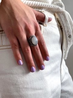 ANILLO CON PIEDRA LUNAR - ANP128