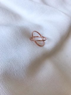 ANILLO JUANA PLATA ROSÉ (ANR022) - comprar online