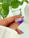 Anillo Laurel con Strass (Cod ANPA04)