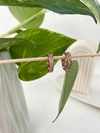 Argollitas Rose con Strass Mia (Cod ARR622)