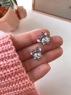 DIJE TRABA MINNIE CON MICRO PAVÉ