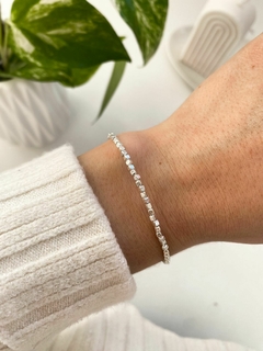 Pulsera cuadraditos diamantados (Cod PUC 004)