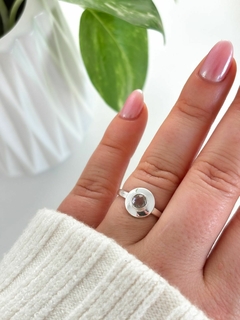 Anillo cuarzo cristal (Cod ANP132)