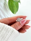 Anillo cuarzo rosa (Cod ANP138)