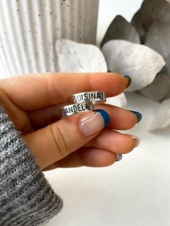 PAR DE ANILLOS CINTA PARA GRABAR - comprar online