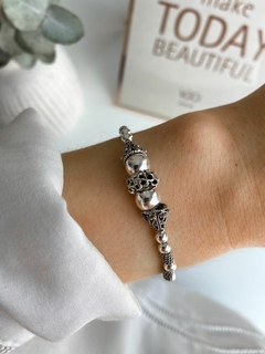 PU025 - Pulsera Bali con bolitas - comprar online