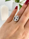 ANILLO INICIALES REDONDO GRANDE