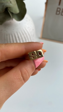 Anillo iniciales en Oro 18 k - comprar online