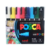 Marcadores Posca punta gruesa x8 PC-5M 1.8-2.5mm