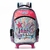 Mochila con carro Lettering feel the Music con llavero 18"