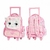 Mochila con carro Mooving Quitapesares Kinder Cool cat 14" - comprar online