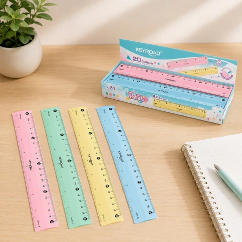 Regla Keyroad 20cm Colores Pasteles