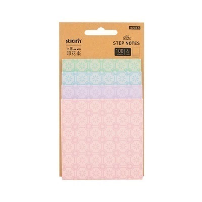 Notas Autoadhesivas Estampadas Colores Y Medidas Variadas