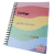 Cuaderno Inkdrop A4 hojas rayadas tapa flexible Pastel - tienda online