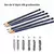 Set Ibi craft 6 Lápices graduación de madera escala